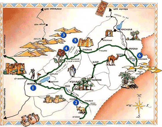 carte Ouarzazate